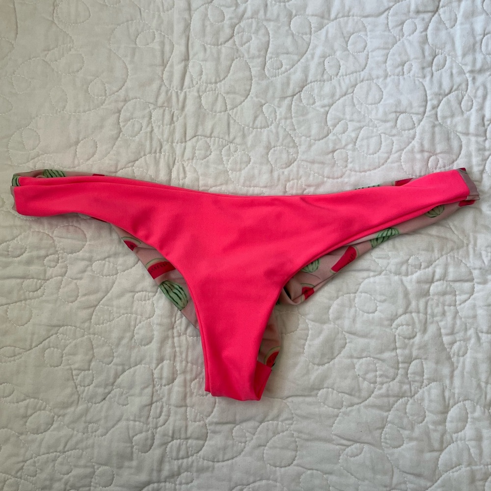 NWT Lolli Hot Pink Watermelon Cheeky Bikini Bottom
